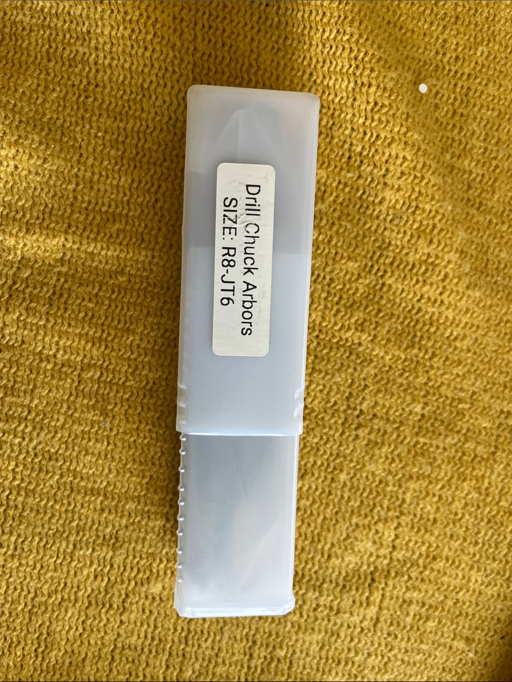 Drill Chuck Arbor Set - White Plastic Case